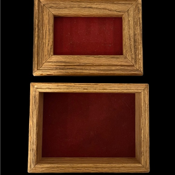 VTG Kimberly Graphic Art Tile Black Labrador Retrievers Wood Trinket Jewelry Box - Picture 7 of 11